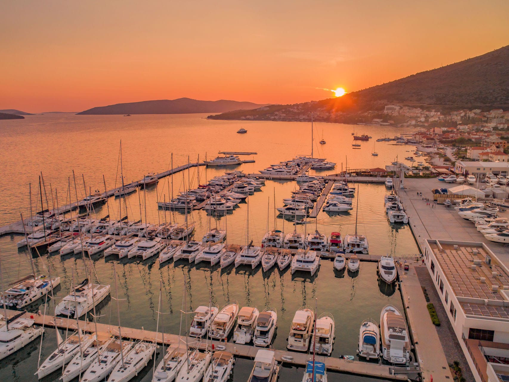 Sailing from Marina Baotic Trogir 