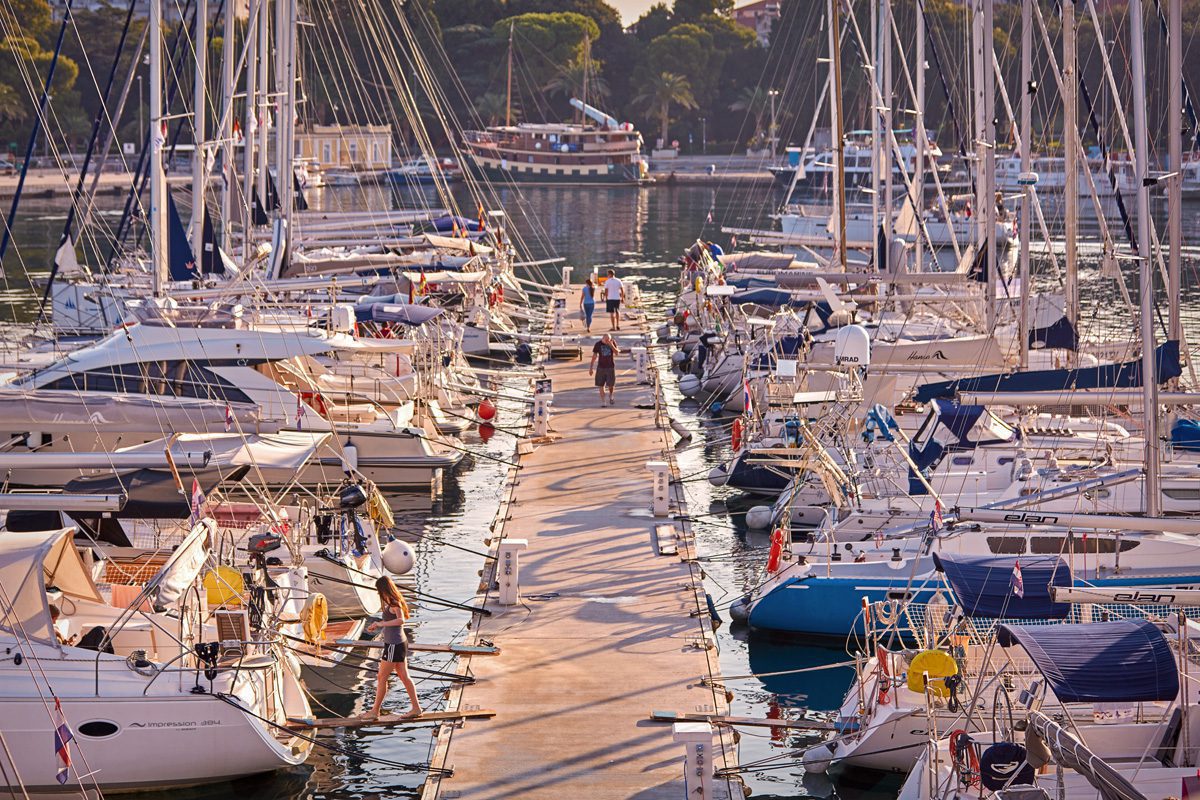 Yachts in ACI Marina Pula