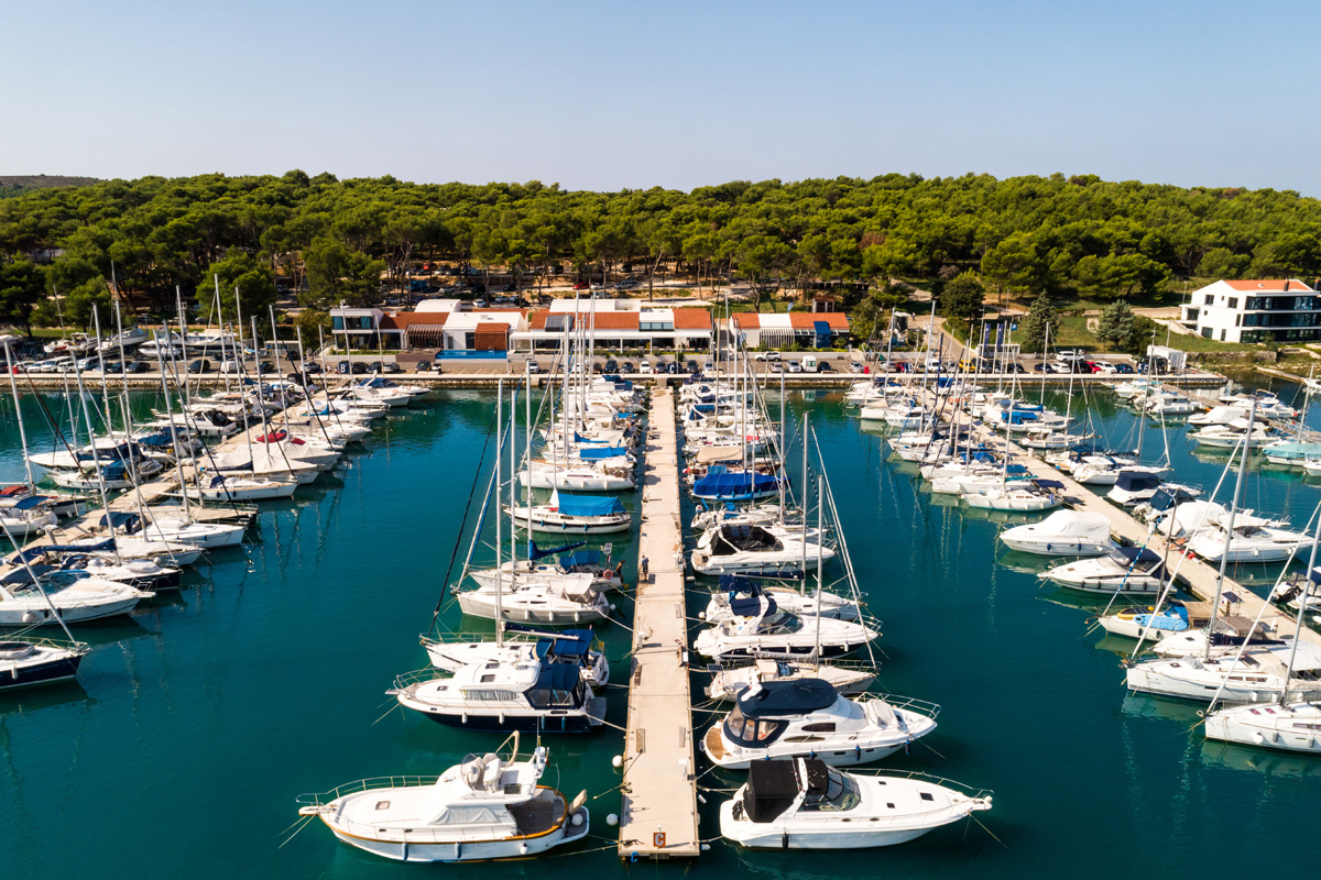 Yachts in ACI Marina Pomer