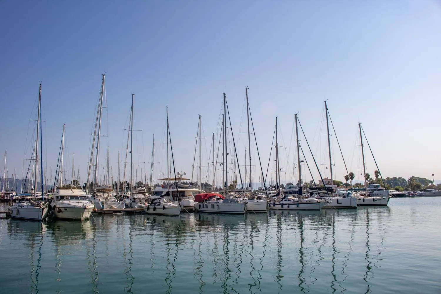 Yachts at Marina Gouvia