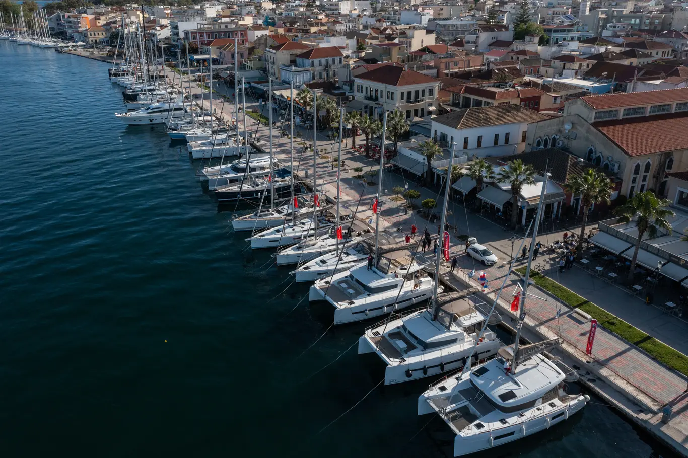 Yachts moored at Preveza Port Yachts moored at Preveza Port