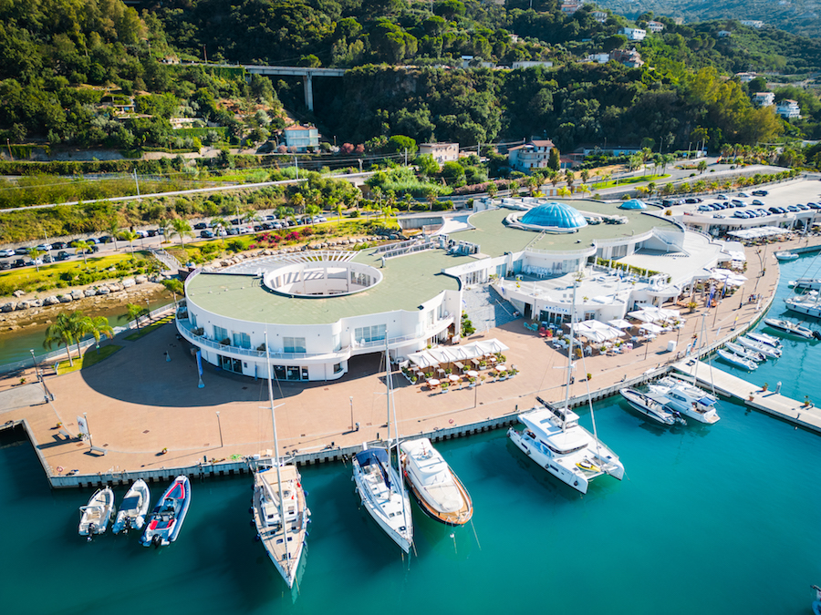 Yachts moored at Marina Capo d’Orlando, Sicily Marina Capo d’Orlando, Sicily