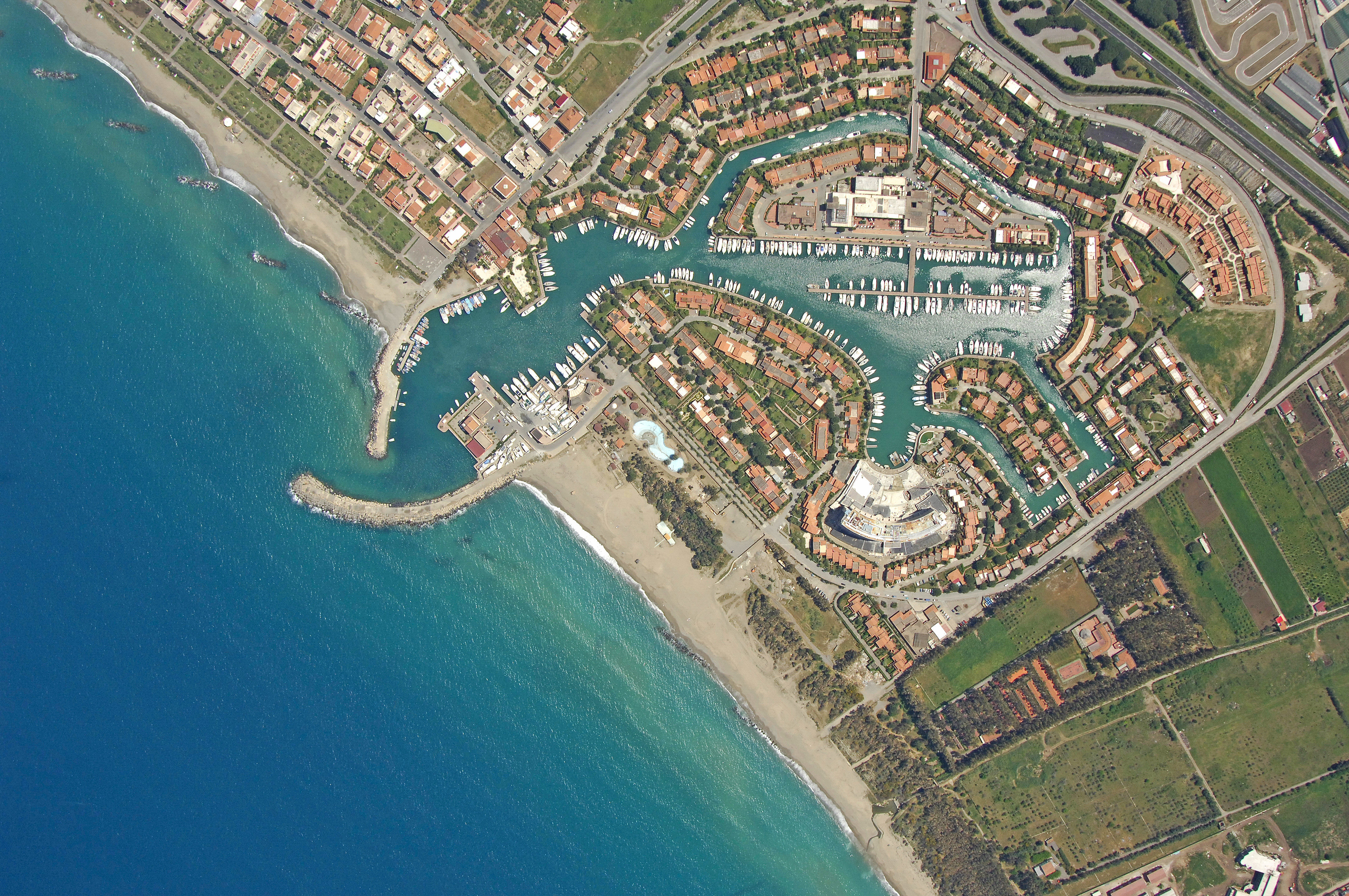 Aerial image of Marina Portorosa 