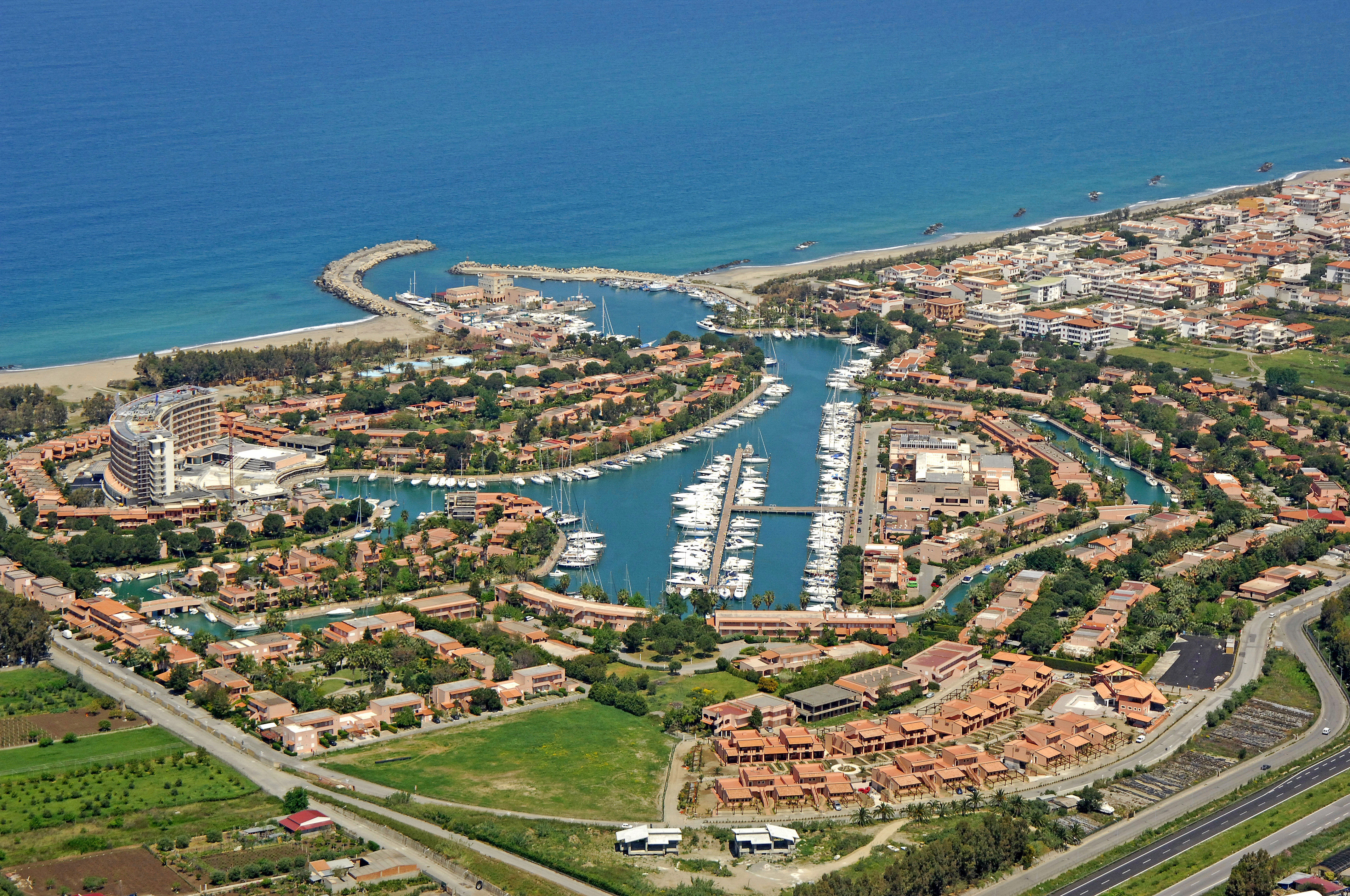 Aerial image of Marina Portorosa 
