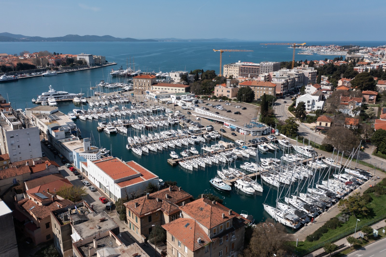 An aerial image of Marina Zadar An aerial image of Marina Zadar