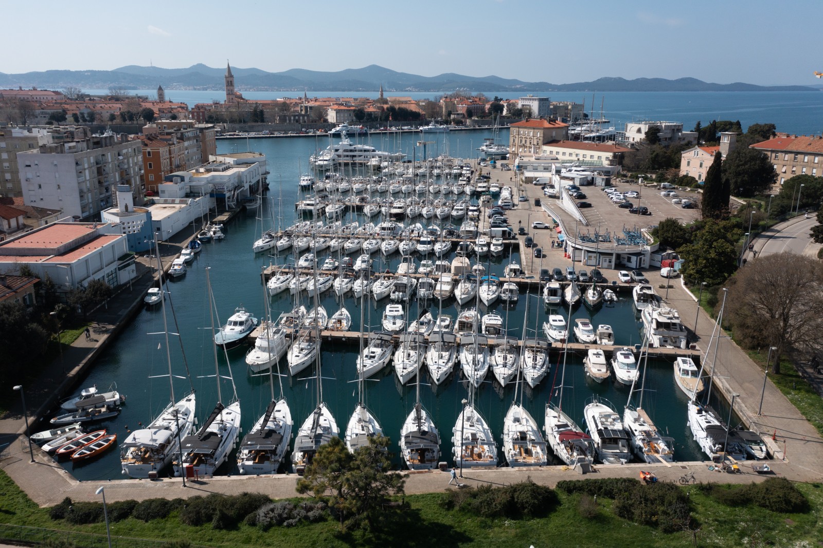 Yachts moored at Marina Zadar Marina Zadar