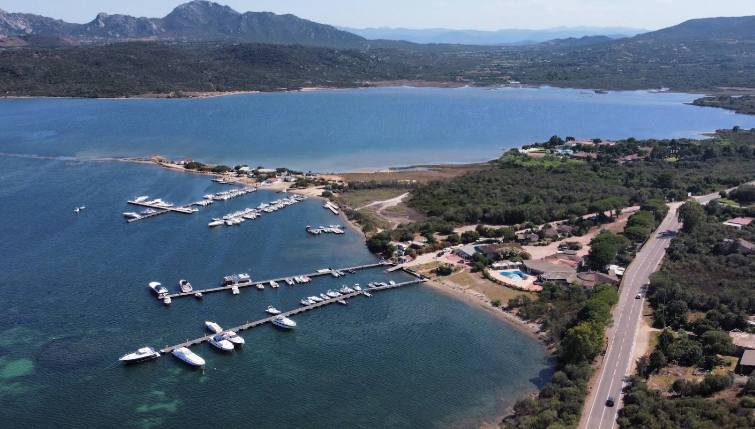 An aerial image of Marina di Cugnana